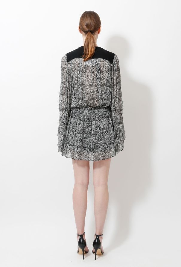 Balenciaga 2013 Ruffled Graphic Dress - 5