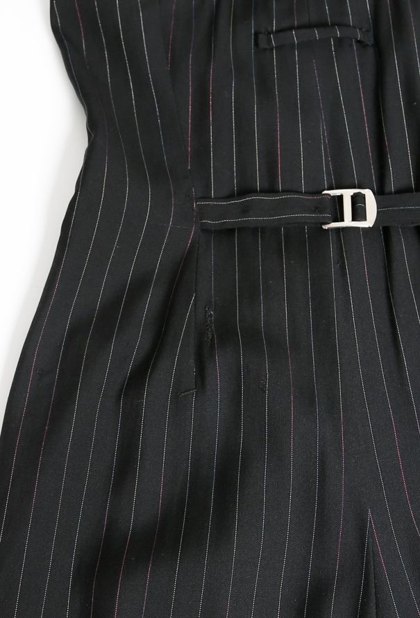 Jean Paul Gaultier Early 2000s Pinstripe Crêpe Jumpsuit - 7