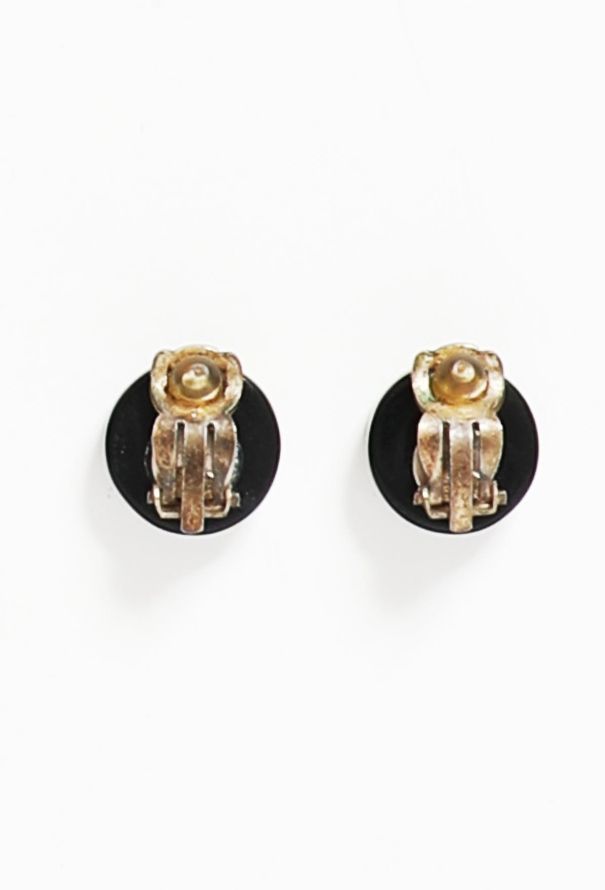 Chanel 2006 Icons Striped Clip Earrings - 3