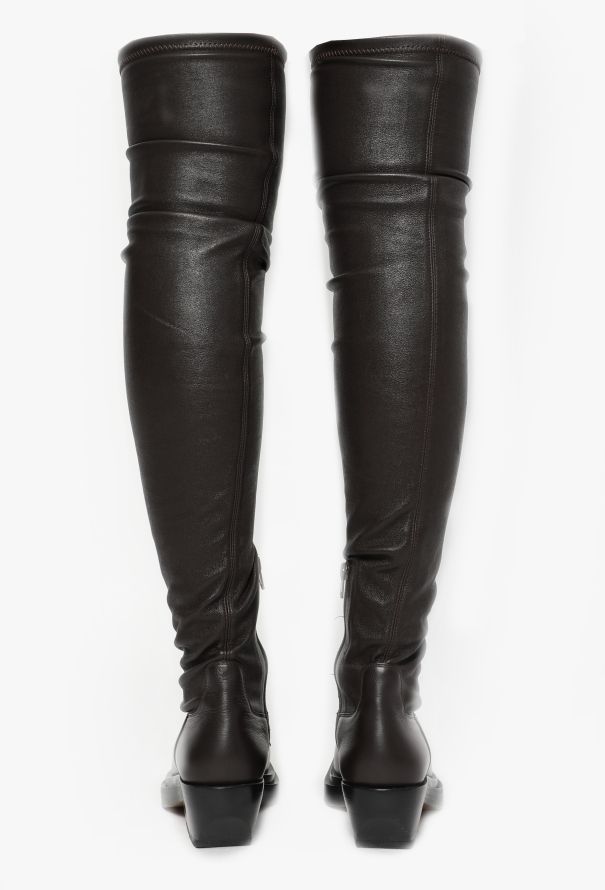 Bottega Veneta F/W 2020 Leather Western Boots - 5