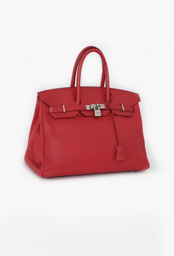Hermès Red Swift Birkin 35 - 3