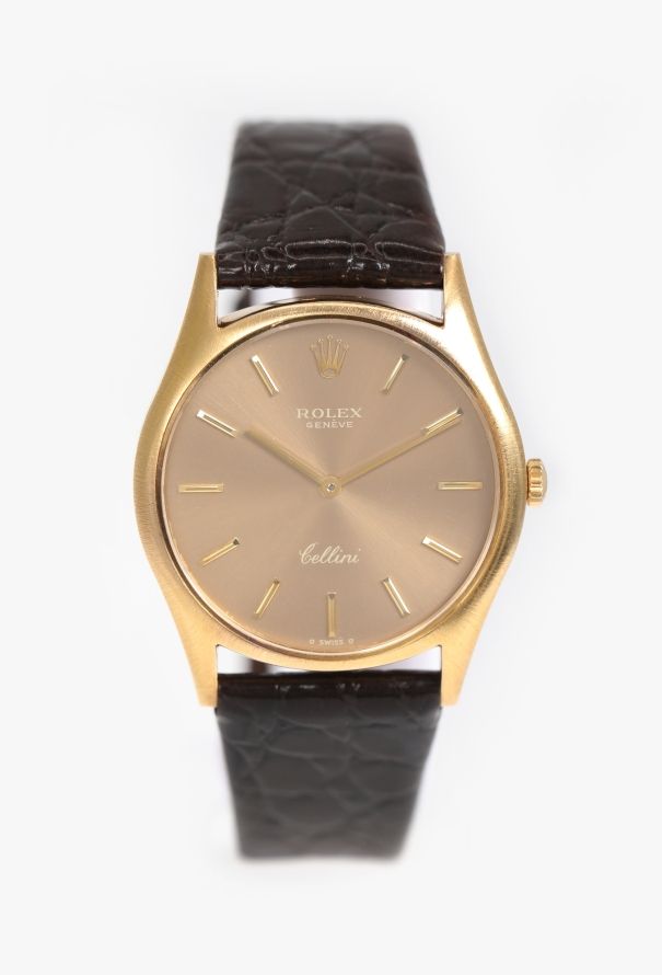 Rolex Elegant 1970s 18k Yellow Gold Cellini Watch - 1