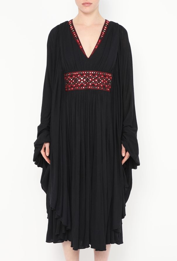 Alexander McQueen 2008 Embroidered Ruched Kaftan - 2