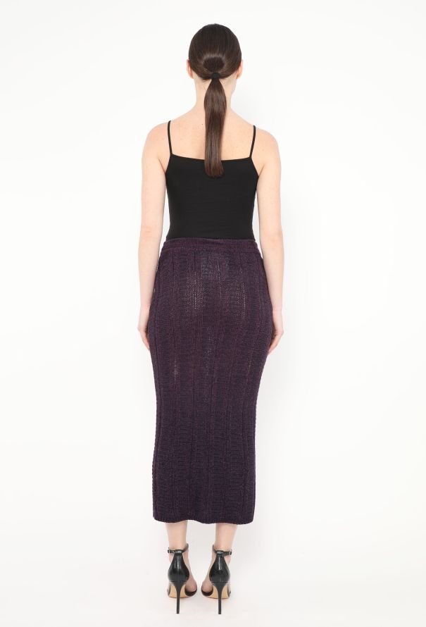 Gianni Versace F/W 1993 Cable-Knit Chenille Ensemble - 7