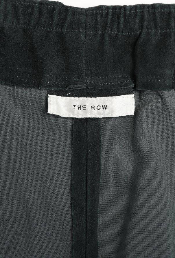 The Row Suede Leather Leggings - 5