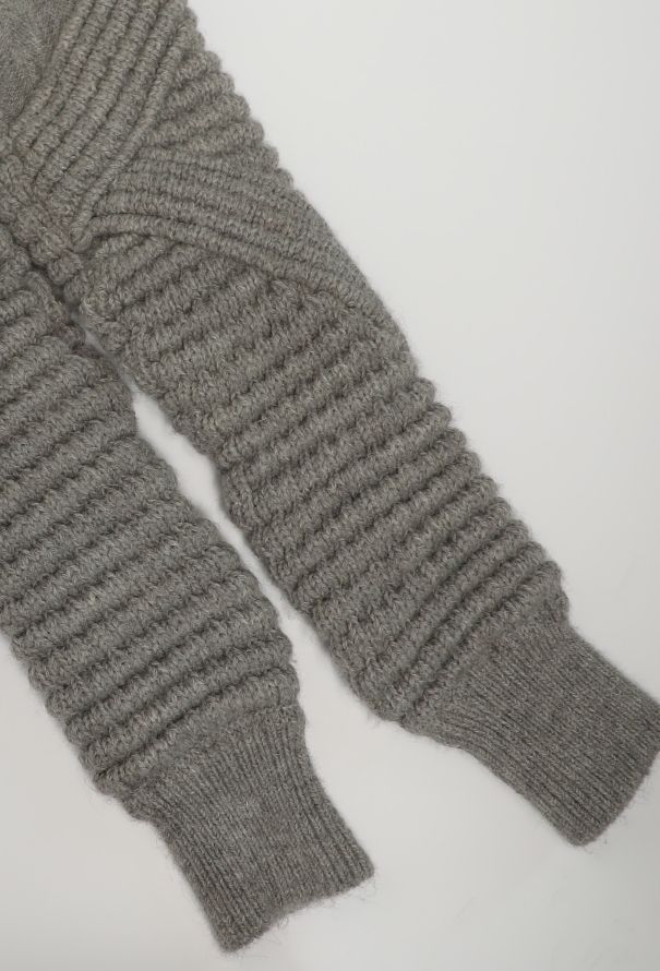 Balenciaga F/W 2004 Ribbed Herringbone Sweater - 8