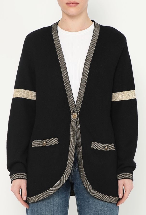 Chanel 2019 Paris-New York Cashmere Cardigan - 1