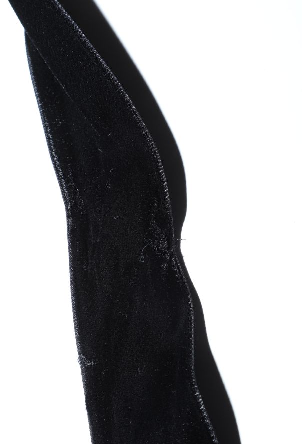 Proenza Schouler S/S 2016 Ruffled Velvet Halter Dress - 10