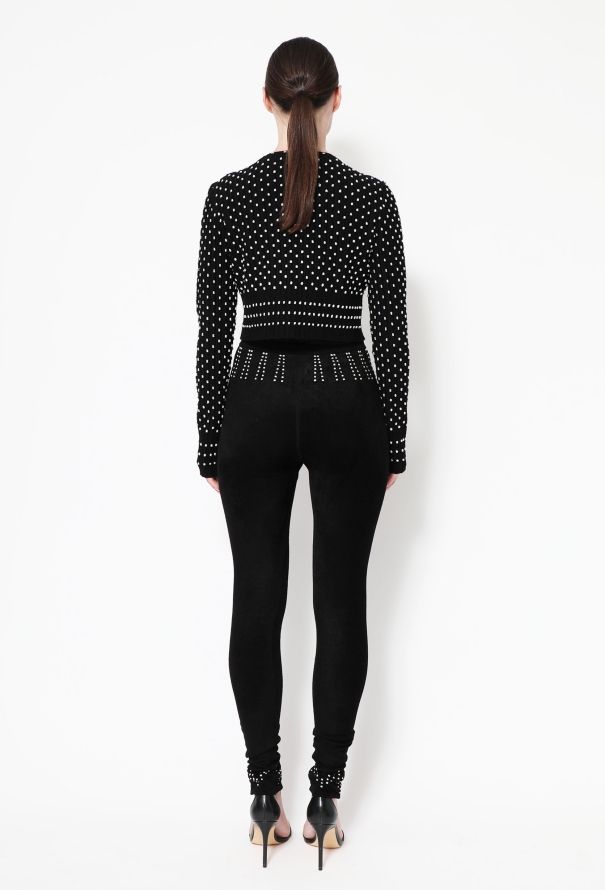 Alaïa F/W 2013 Trompe l'Oeil Chenille Ensemble - 4