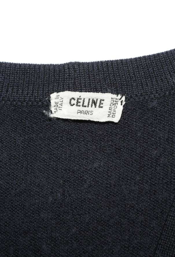 Céline '70s Knit Triomphe Vest - 5