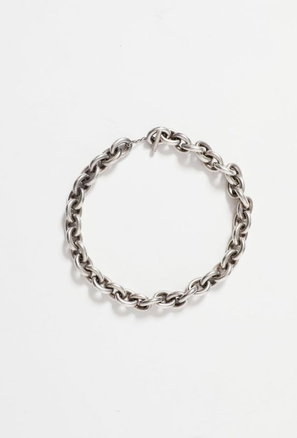 Exquisite Vintage Silver Chainlink Choker - 1