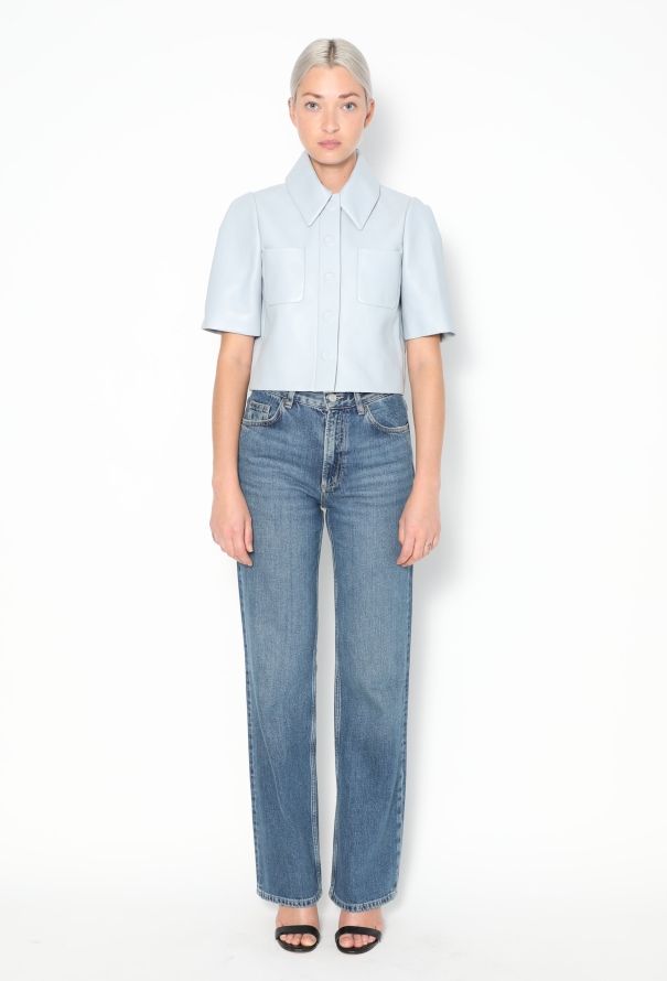 Loewe F/W 2023 Leather Mod Jacket - 3