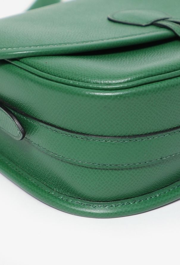 Hermès Vintage Green Bamboo Duffle Bag - 8