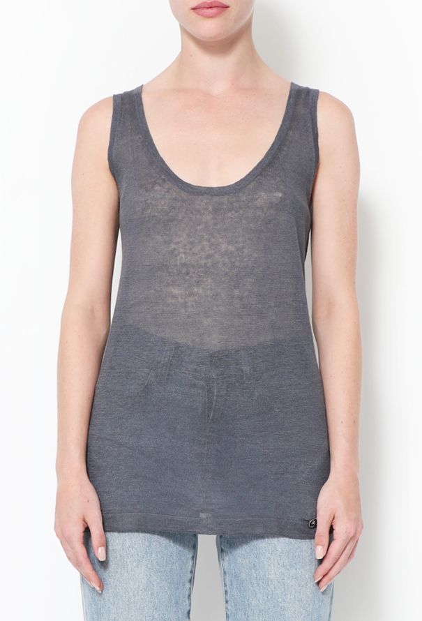 Chanel Linen & Silk Tank Top - 2