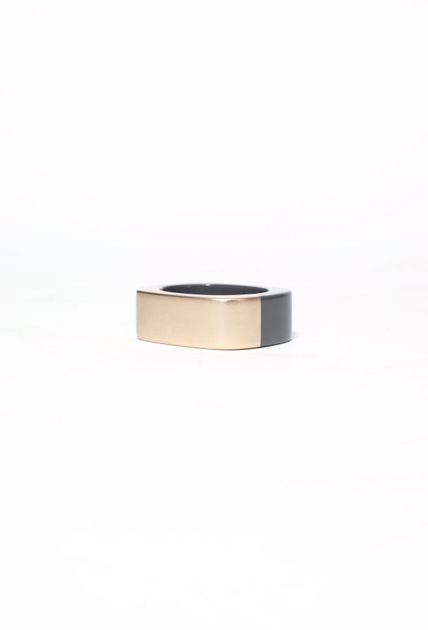 Hermès Tonal Metallic Lacquered Wood Bangle - 3
