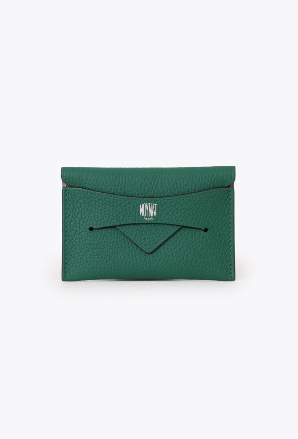 Moynat Green Leather Cardholder - 1