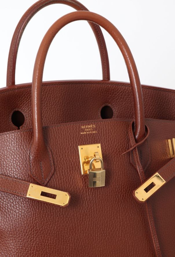 Hermès Brown Vaches Ardennes Birkin 40 - 12