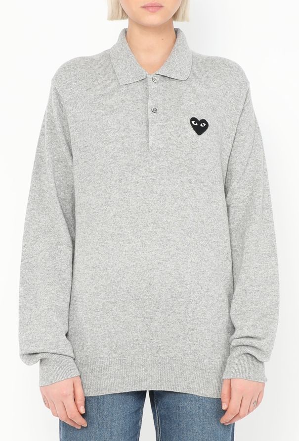 Comme des Garçons 2007 Logo Knit Polo - 1