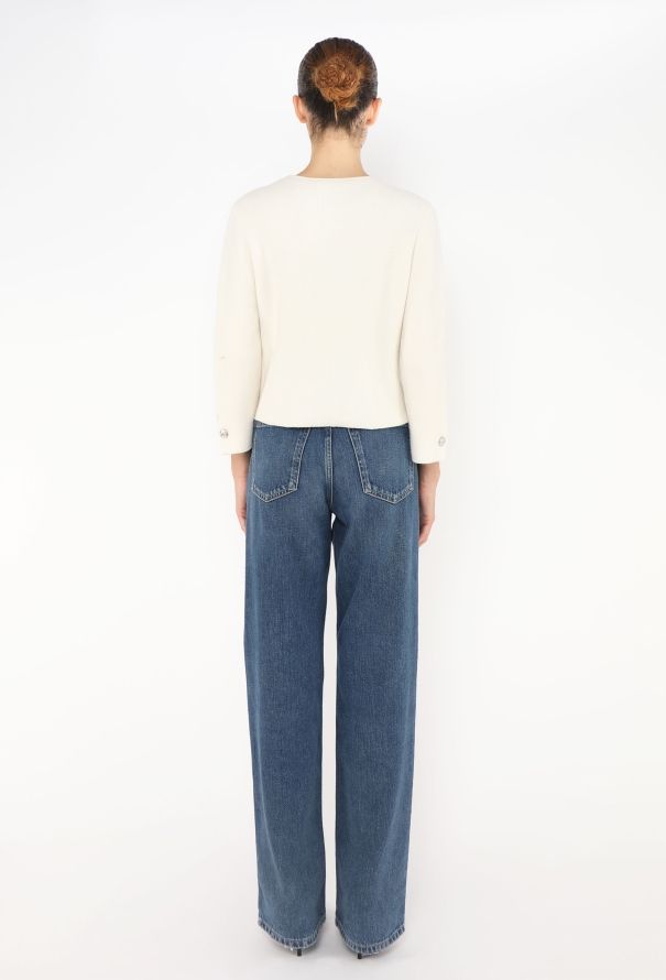 Chanel 2022 Double-Breasted Cashmere Cardigan - 6