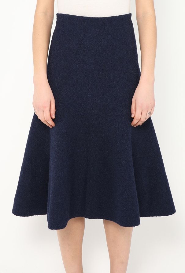 Céline F/W 2013 Trumpet Bouclé Skirt - 4