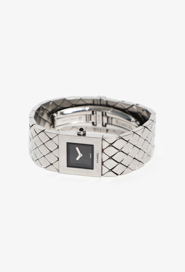 Chanel 1993 Steel Quilted Watch - 2