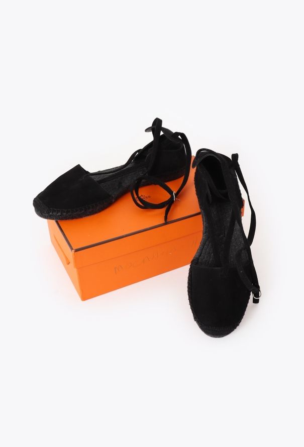 Hermès Resort 2017 Suede D'Orsay Espadrilles - 6