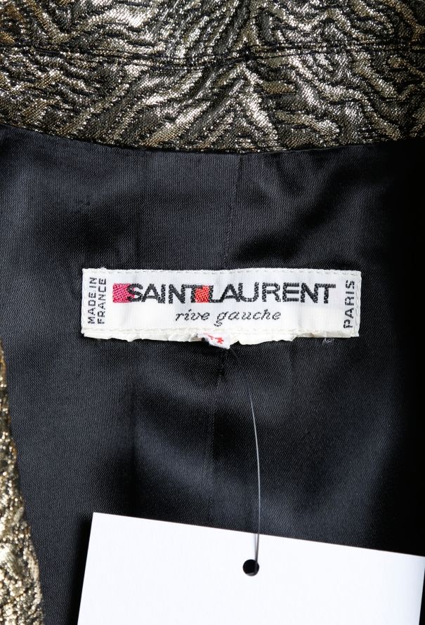 Saint Laurent COLLECTOR 1986 Brocade Skirt Ensemble - 9