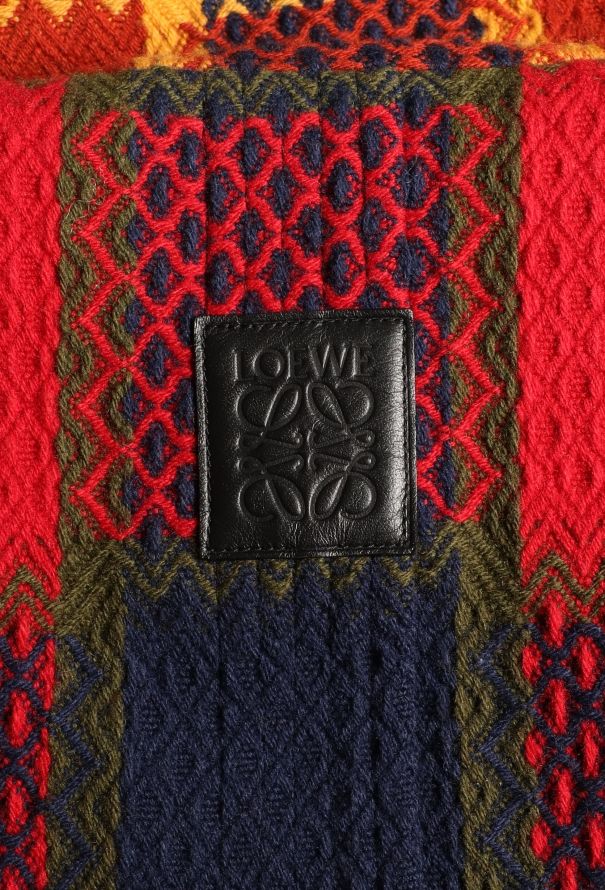 Loewe 2020 Asymmetrical Checkered Coat - 9