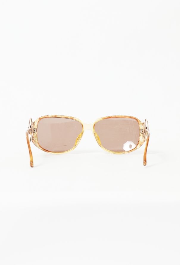 Christian Dior Vintage 'CD' Ellipse Sunglasses - 4