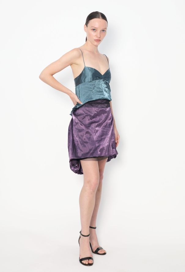 Rochas F/W 2004 Metallic Silk Ensemble - 6