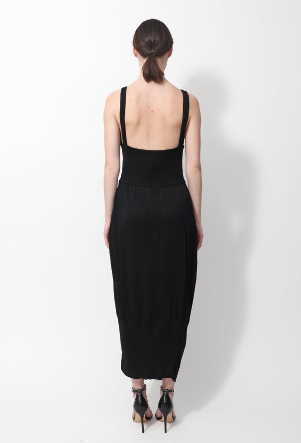 Alaïa '90s Ribbed Maxi Dress - 3