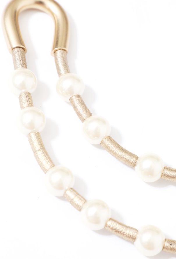 Chanel Resort 2001 Fantasy Pearl Metallic Cord Belt - 3