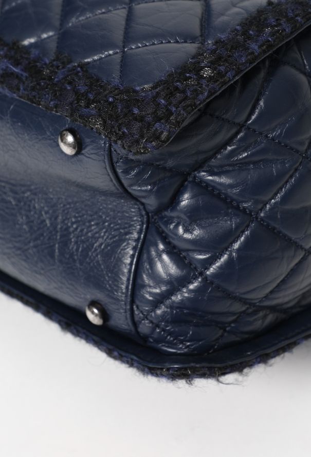 Chanel Tweed Trim Shopping Tote Bag - 10