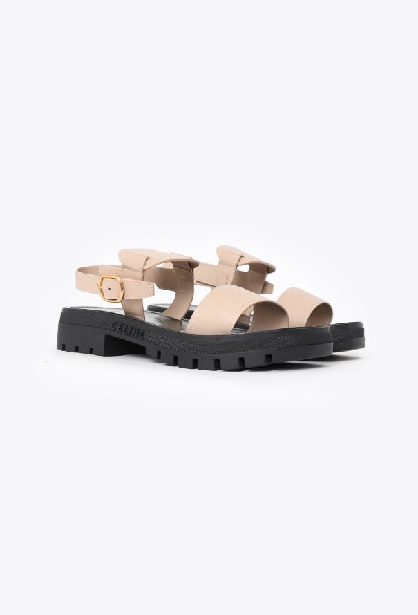 Céline 2023 Clea Triomphe Platform Sandals - 3