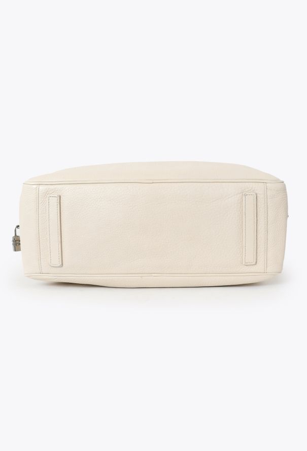 Prada Large White Calfskin Bag - 6