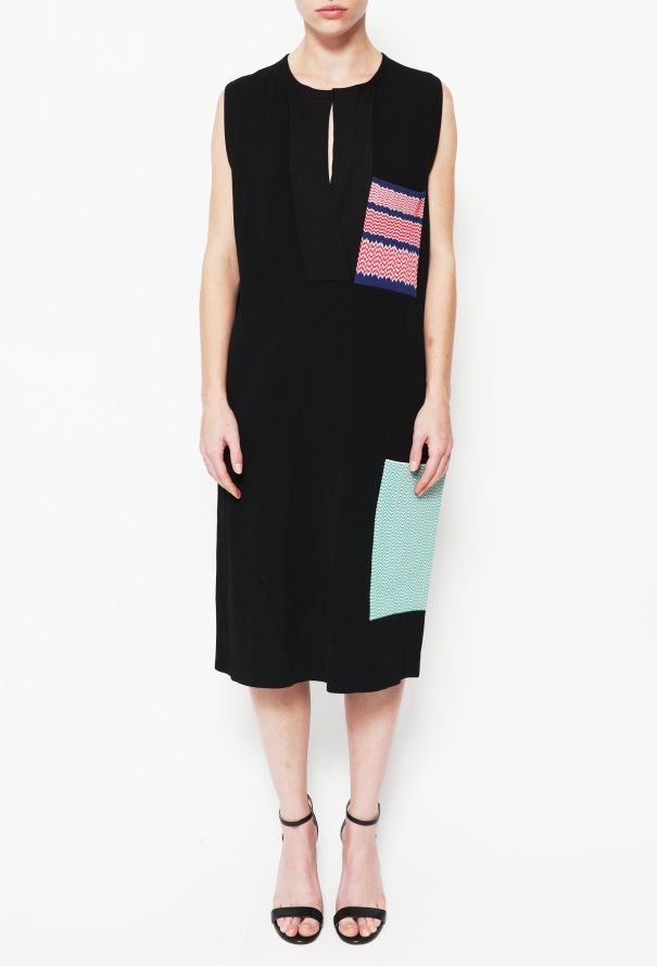 Céline 2015 Patchwork Black Silk Tunic - 2