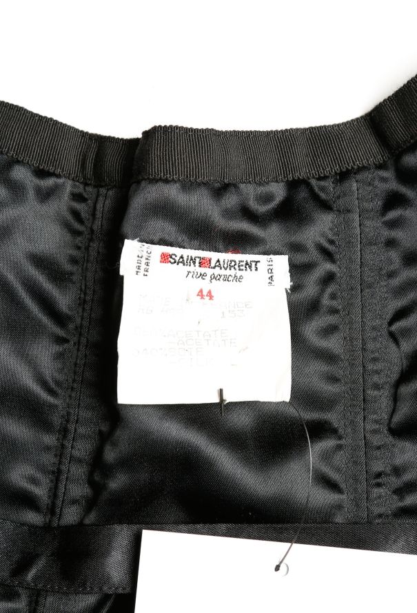 Saint Laurent COLLECTOR F/W 1988 Velvet Bustier - 5