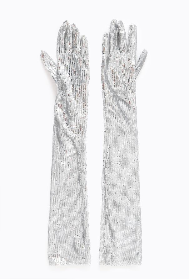 Maison Margiela Resort 2022 Sequin Elbow Gloves - 4