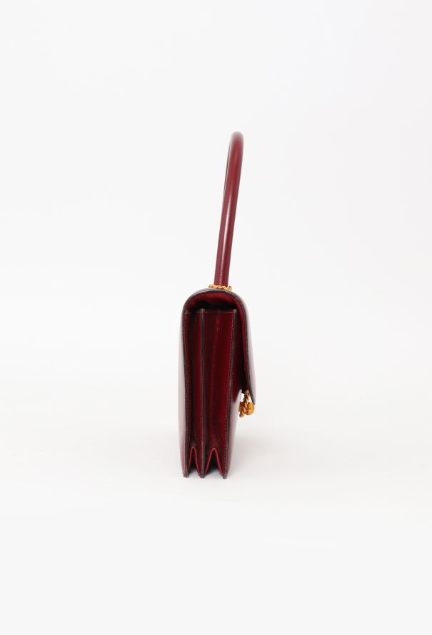 Hermès '70s Rouge H Box Escale Top Handle Bag - 4