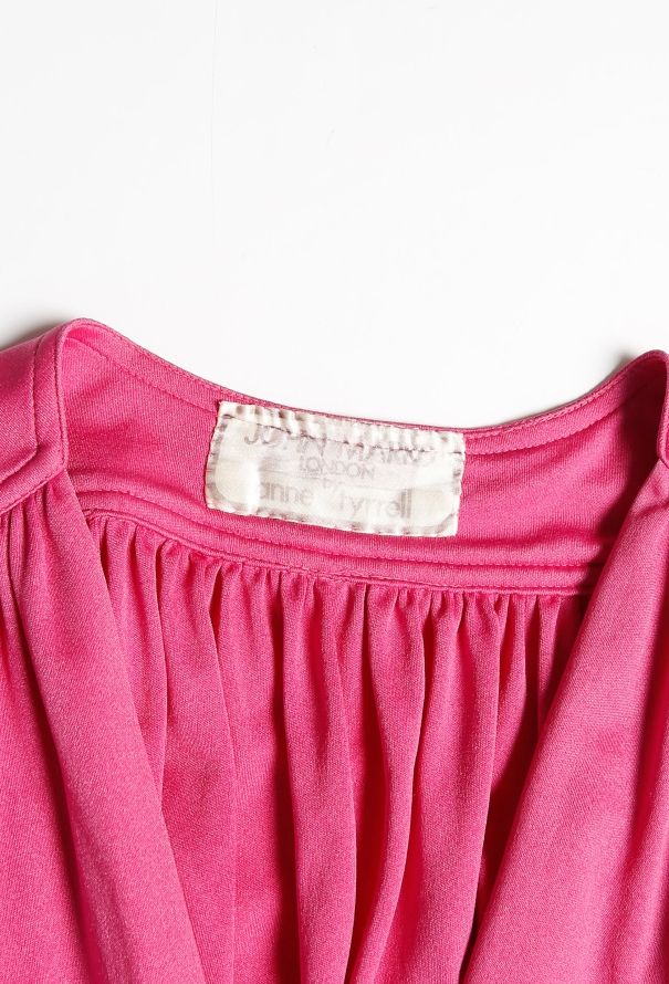 Exquisite Vintage 70s Jersey Wrap Dress - 5