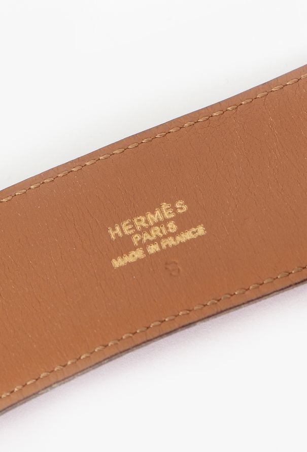 Hermès 1993 'Collier de Chien' Box Leather Belt - 7