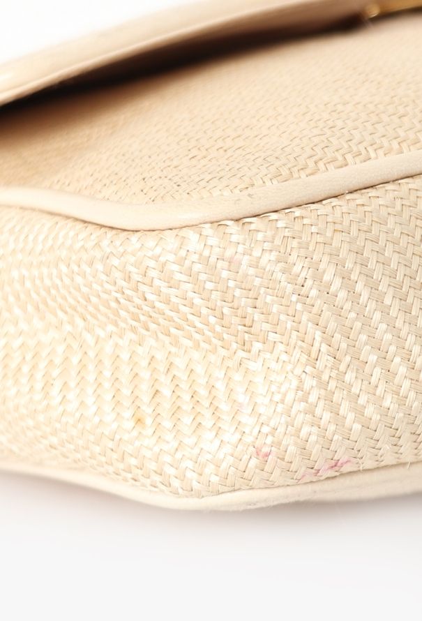 Chanel '80s Raffia Mini Flap Bag - 10