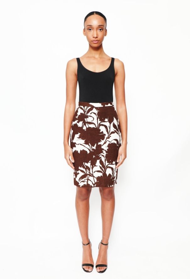 Prada S/S 2001 Floral Skirt - 1