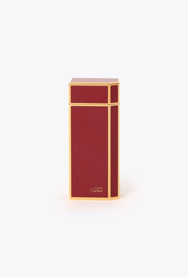 Cartier '80s Must Bordeaux Lacquered Lighter - 3