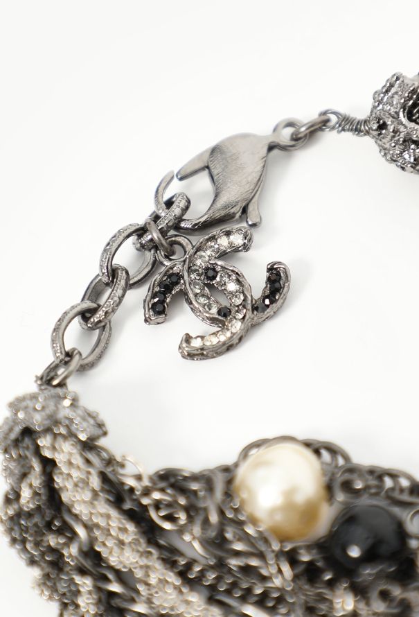 Chanel Embellished Chainlink Bracelet - 5