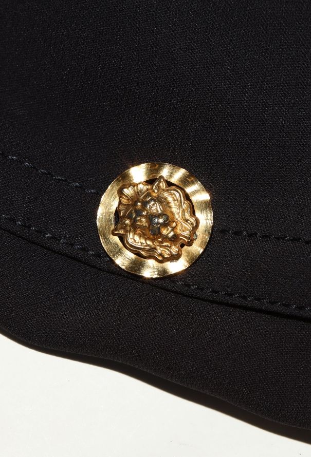 Chanel Haute Couture 1975 Bicolor Silk Emblem Coat - 5