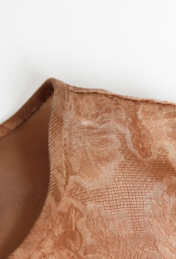 Oscar De La Renta Paisley Print Silk Ensemble - 7