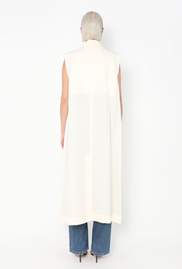 Jil Sander Resort 2024 Hammered Silk Vest - 6
