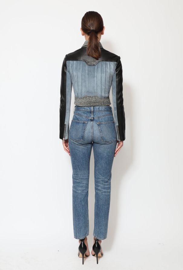 Rodarte S/S 2016 Suede Leather Jacket - 6