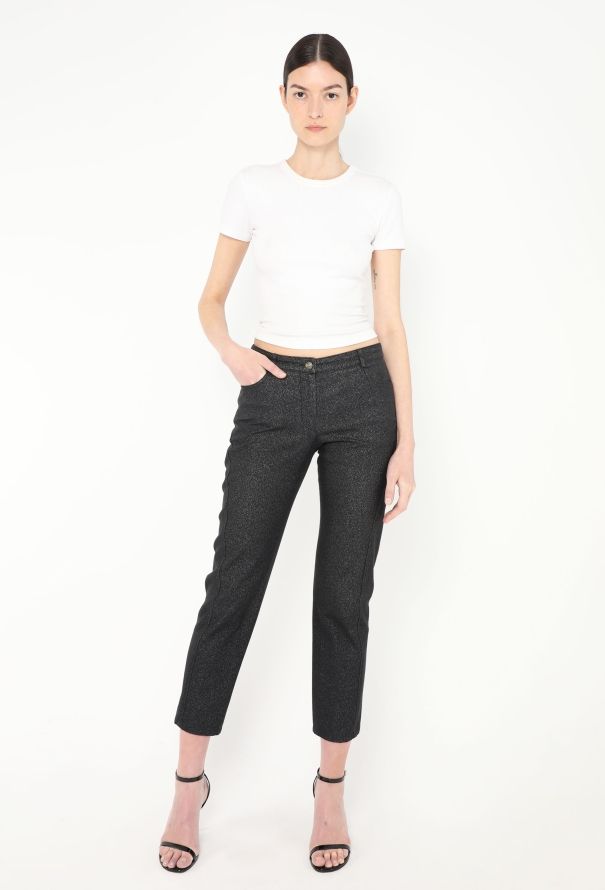 Chanel 2005 Iridescent 'CC' Button Jeans - 4